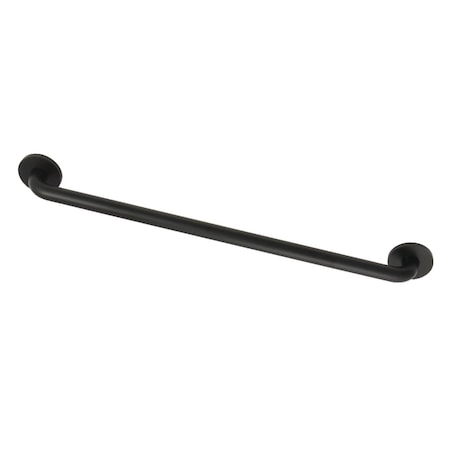 Kingston Brass GLDR814360 36-Inch X 1-1/4-Inch OD ADA Grab Bar, Matte Black GLDR814360